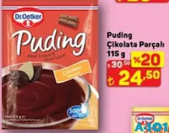 DR. OETKER PUDİNG ÇİKOLATA PARÇALI 115 G